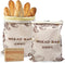 WERPEKA Beeswax Bread Bags for Homemade Bread, 2-Pack Reusable Sourdough Bread Storage Bags