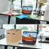 Oterri File Organizer, Small Collapsible Cardboard Box for Letter Size Files, Portable with Handle, Brown