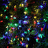 2 Pack 50 C6 8 23FT Leisure world Led Solar Outdoor Christmas Decorations, Modes Strawberry String Lights,Christmas