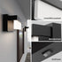8 inch 4000K Wall Sconce Black Wall Light with On/Off Switch LED Wall Lamp Acrylic Lampshade Sconce Wall Lighting