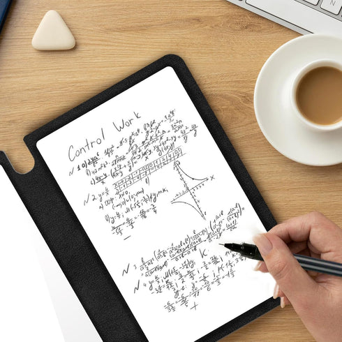 Reusable A5 Whiteboard Notebook, Portable Erasable Smart Notebook with Wipe Cloth and Writing Pen for Students Kids