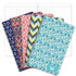Elan Publishing Company Field Notebook/Pocket Journal, 3.5"x5.5", Ikat Patterns, Lined Memo Book, Pack of 5