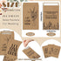 Ireer 101 Set Let Love Grow Boho Wedding Favors for Guests with 1 Wooden Sign, 100 Seed Packets, Kraft Envelopes