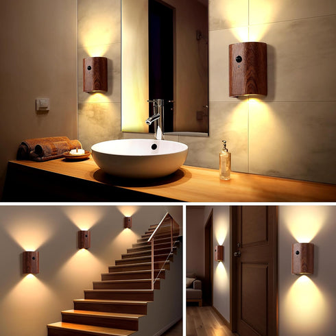 Generic Sets 2, Indoor Wall Sconce of Linkage Sensor Wall Sconce Led Up Down Wall Lamp,for Indoor Living Room Bedroom