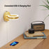 LED Wall Sconces with ON/Off Switch, Gold Rotatable Hardwired Wall Light Fixtures, Built in USB Charging Port, Modern