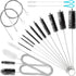 16pcs Long Tube Cleaner Set, Extra Long Hose Cleaning Brush for Fish Tank, Kitchen, Straw