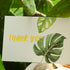 4x6 4 (50 Pack) Crisky Greenery Assorted Thank You Cards with Envelopes & Stickers Greeting Cards Bulk, tropical plants