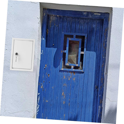 Mailbox Package Mailbox Sturdy Wall Mount Milk Box Simple Style Outdoor Storage Milk Bottle Holder Lock