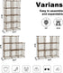 8 Closet 24.8" 12.4" 48.4" UWCS3008R C&AHOME Wire Cube Storage, - Cube Organizer Metal C Grids, Modular Shelves Units