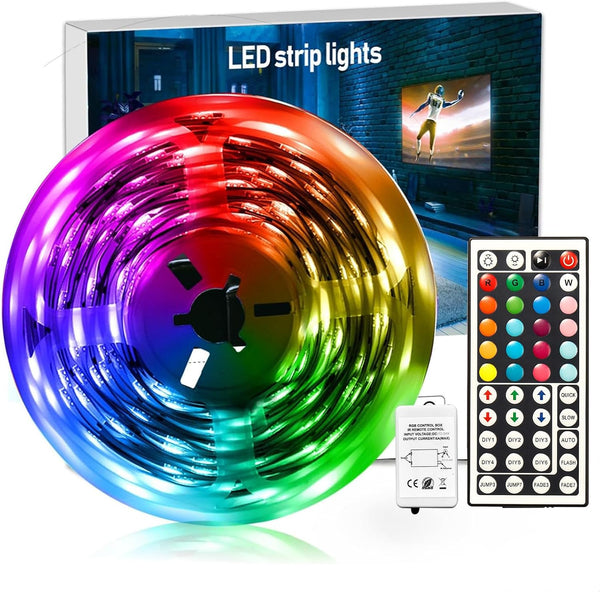DAYBETTER Led Strip Lights 32.8 ft RGB Color Changing Lights Strip for