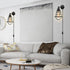 2pack, LYOOWNG Plug in Wall Sconces Industrial Wall Lamp with Plug in Cord, Farmhouse Wall Sconces, Wire Cage Wall