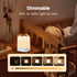 Dimmable, 3 4000mAh Lyridz LED Nursery Night Light with Clock, Portable Breastfeeding Table Lamp for Baby with Remote