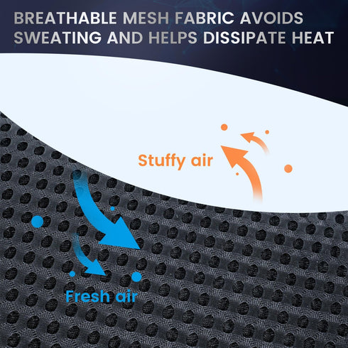 Tailbone GSPSCN Car Seat Cushion Pad Memory Foam Heightening Wedge,Driver Seat Cushion Pillow to Relief Sciatica & Back