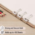 Mr. Pen Small Binder Clips, 50 Pack, 0.75 in, Silver, Micro Size