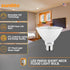 PAR30 Bulb, 9 (75W 850 (E26) Dimmable, 3000K 6 Count Sunlite LED Short Neck Flood Light Watt, Equivalent), Lumens