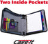 Case-It The Classic Zipper Binder - 2 Inch O-Rings - Multiple Pockets - 800 Sheet Capacity - Comes with Shoulder Strap - Midnight Blue D-251 by Case it