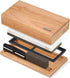 Libken Whetstone Knife Sharpening Stone Kit 1000/6000 Grit with Wooden Box Wet