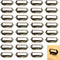 Office Library File Drawer Tag Frame Label Holder - 30Pcs Pull Handle (Brass)