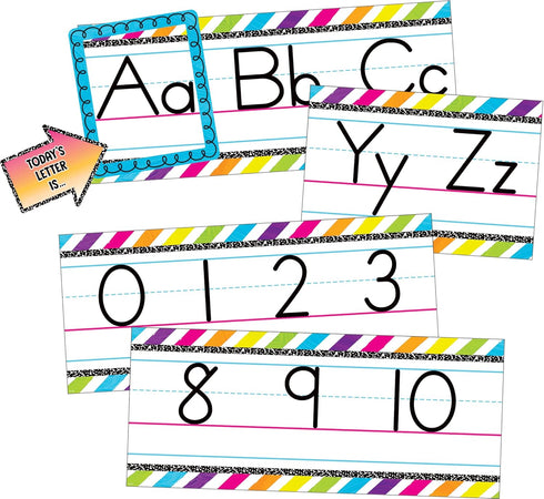 Teacher Created Resources Brights 4Ever Alphabet Line Bulletin Board (TCR6923)