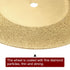 10pcs Diamond Cutting Wheel 50mm, Titanium Coating Cut Off Discs with 2pcs 3mm Mandrel