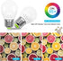 6W E26 Small Globe LED Bulb 60W Equivalent G45/A15 E26 Standard Screw Base 120V-265V Frosted Daylight White, 2 Pack