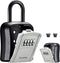Puroma Key Lock Box, Portable Combination Lockbox Wall-Mounted Key Storage Box for
