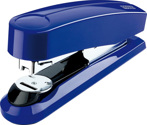 Novus B4fc Compact Flat Clinch Stapler, 50 Sheet Capacity, German Engineered, Staple|Pin|Tack, 25 Yr. Warranty (Blue)