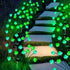 8 1 2 St. Patrick's Day Shamrock Pathway Lights, in Lucky Clover Light with Lighting Modes, Green Firefly Outdoor Decor