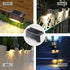 4Pack Solar Pool Light, Cold White Solar Deck Lights, Outdoor Waterproof LED Step Lights