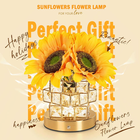 Sunflower Lamp Gifts for Women Unique Flower Light for Mom, Wife, Daughter, Teacher, Friends Mothers Day, Valentines