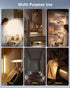 OTWKAY 10.5inch 3 2 Pack Dimmable Counter Closet Under Cabinet Lighting with Color Temps, Rechargeable Motion Sensor