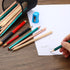 PATIKIL Red and Blue Round Pencils, 48 Pack HB Graphite Double-Ended Pencils for Classroom Office Marking
