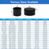 4 2" (51 mm) Pcs Round Chair Leg Tips Caps, Silicone Rubber Furniture Leg Floor Protectors, Reduce Noise Folding Metal