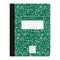 Roaring Spring Composition Notebook, 5x5 Graph Ruled, 100 Sheets, 9.75"x7.75", Hard Board Green Marble Covers