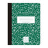 Roaring Spring Composition Notebook, 5x5 Graph Ruled, 100 Sheets, 9.75"x7.75", Hard Board Green Marble Covers