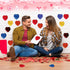 BBTO 720 Sheets Heart Shaped Sticky Notes, 3 x 3 Inch Colorful Memo Pads for Valentine's Day, Removable