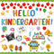 Hello Kindergarten Bulletin Board Decorations, 76Pcs Back to School Classroom Decor for First Day of School