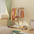 Closet, Sywhitta Clothing Rack on Wheels with Storage Shelf & Sturdy Metal Frame, Retail Clothing Rack for Hanging