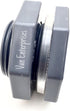 3/4" PRO Series PVC Bulkhead Fitting Adapter, 1 Pack, for Rain Barrels, Aquariums, Water Tanks, Ponds