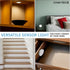 Closet (400 Motion Sensor Night Light - Motion Sensor LED Light: Adjustable Brightness, USB Rechargeable MAh Battery)