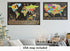 Two Scratch-Off Maps: World Map 17x24" + USA Map, Deluxe Travel Posters with Accessories