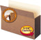 Smead File Pocket, Legal Size, Straight-Cut Tab, 5-1/4" Expansion, Redrope, 10 per Box (74274)