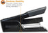 Bostitch Office EZ Squeeze Flat Clinch Desktop Stapler, 40 Sheet Capacity, Reduced Effort, Black (B9040)