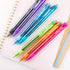 WallDeca Colored Gel Pens Set - 12 Count - Fine Point Gel Pens for Note Taking and Everyday Writing