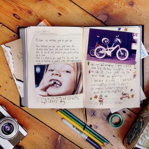 Suck UK Our Life Story Journal, 100 Year Diary Notebook for Baby Book & Engagement Gifts
