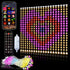Smart Animated Curtain String Lights Remote APP Control 6.6 x 6.6Ft 400LED