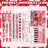 Leinuosen 72 Pcs Valentine's Day Ballpoint Pen Valentine's Day Pens Bulk Black Ink Pens Heart Pens Wedding Pens for School Office Supplies Valentine's Day Wedding Party Supplies by Leinuosen