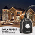 Outdoor Timer Outlet, 24 Hour Mechanical Timer for Pool Pump, Outdoor Light Timer Waterproof with 2 Grounded Outlets