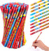 Kolewo4ever Inspirational Pencils, 100 Pieces with 10 Designs, Words of Encouragement for School Office