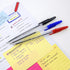 BAZIC Pure Assorted Color Stick Pen 12/Pack